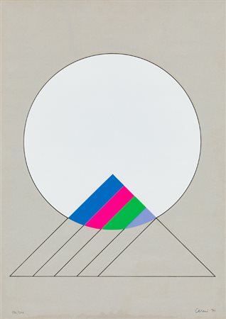 EUGENIO CARMI (1920-2016)Senza Titolo, 1971Serigrafiacm 70x50Firma, datazione...