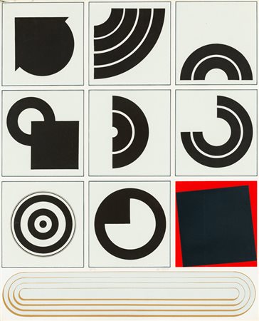 LUCIO DEL PEZZO (1933)Senza Titolo, 1970Litografiacm 60x49Firma, datazione e...