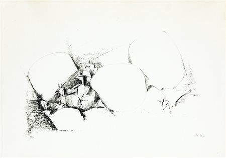 MARIA LAI (1919-2013)Senza Titolo, 1969Litografiacm 49,5x70Firma, datazione e...