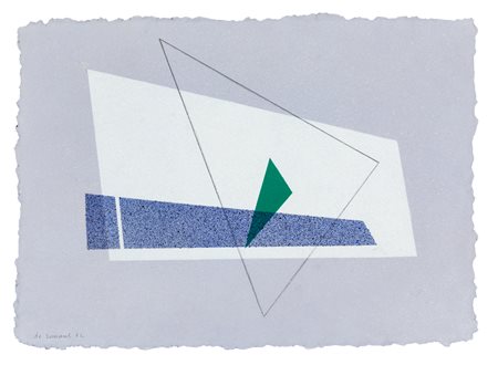 MARIA LUISA DE ROMANS (1928)Senza Titolo, 1982Tecnica mista su carta a manocm...