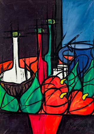 SANTE MONACHESI (1910-1991)Senza Titolo, 1970Olio su telacm 70x50Firma e...