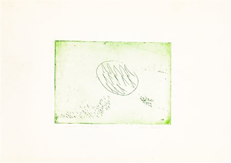 ETTORE SORDINI (1934-2012)Senza TitoloAcquaforteLastra cm 12,5x17,5Foglio cm...