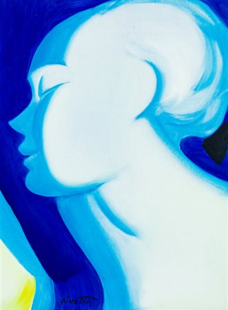 OSVALDO PIVETTA (1922-1981)Senza TitoloOlio su telacm 40x30Firma al...