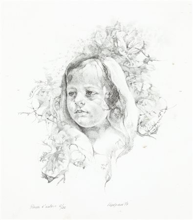 RENZO VESPIGNANI (1924-2001)Senza Titolo, 1977Litografiacm 40,5x36Firma,...