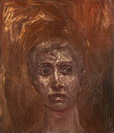 SILVANO D'AMBROSIO (1951)AutoritrattoOlio su telacm 70x60Firma al...