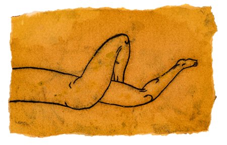 SIMONE PELLEGRINI (1972)Senza TitoloTecnica mista su cartacm 17x26,5Firma al...