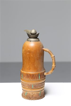 TURA ALDO Termos . Ottone e pergamena.. Cm 16,00 x 31,00. Per Macabo di...