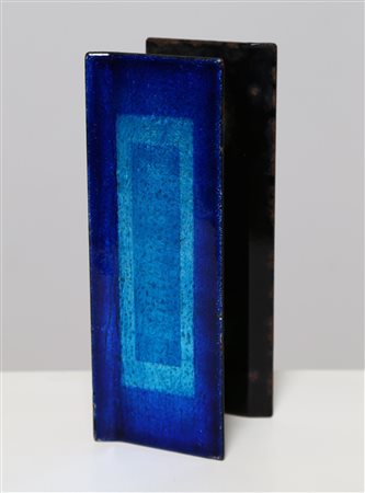 DEL CAMPO Maniglia completa. Ottone e rame smaltato.. Cm 10,00 x 28,00 x...