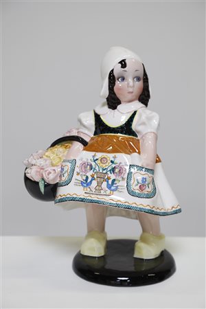 SANDRO VACCHETTI (1889 - 1976) Statuetta. Ceramica. Cm 22,00 x 31,00 x 20,00....