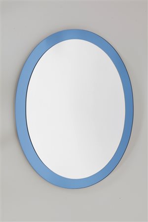 CRYSTAL ART Specchio ovale. Specchio, vetro.. Cm 55,00 x 70,00 x 1,50. Anni...