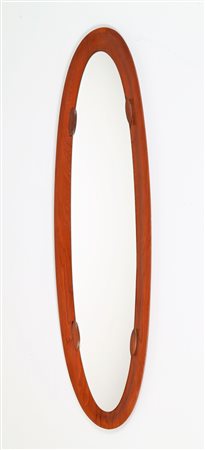 MANIFATTURA DANESE Specchio da parete . Legno e vetro. Cm 39,50 x 140,00 x...