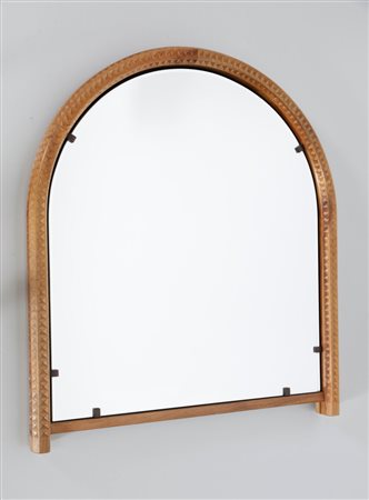 RIVADOSSI GIUSEPPE (n. 1935) Specchio. Legno, specchio. Cm 80,00 x 81,00 x...