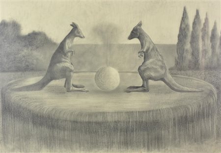 Robin Heidi Kennedy SENZA TITOLO gouache e grafite su carta, cm 70x100...