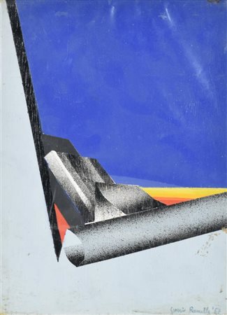 Giorgio Ramella VERSO L'ESTATE olio su tavola, cm 24x18 sul fronte: firma e...