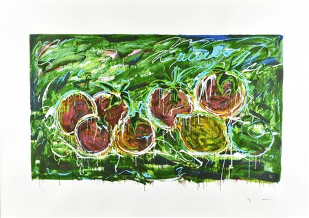 Mario Schifano SENZA TITOLO serigrafia, cm 70x100 esemplare 94/199 sul...