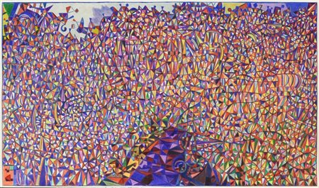 Antonino Nacci SENZA TITOLO tecnica mista su cartoncino telato, cm 25x15 sul...