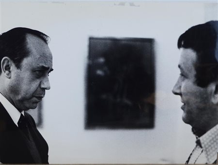 Alfio Di Bella LEONARDO SCIASCIA fotografia ai sali d'argento, cm 18x24...