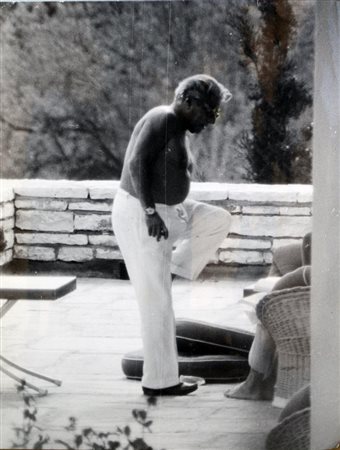 Ignoto ARISTOTELE ONASSIS fotografia ai sali d'argento, cm 27x21 L’opera...