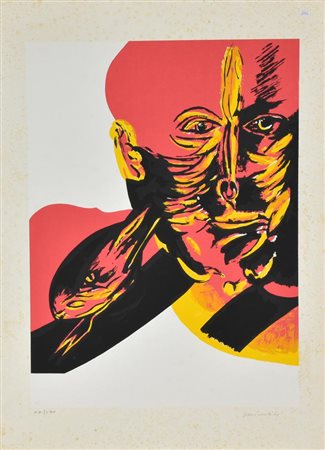 Remo Brindisi EMOZIONE serigrafia su carta, cm 70x50 esemplare 77 su 120 sul...