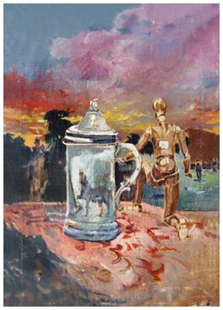 RAFFAELE DE ROSA (Podenzana di Aulla 1940) Senza titolo Olio su tela 60 x 45....