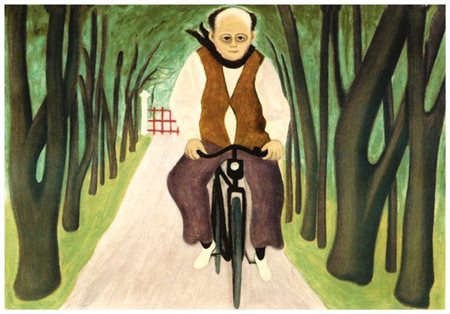 GIUSEPPE VIVIANI (Agnano di Pisa 1898 – Pisa 1965) Il ciclista, 1955...