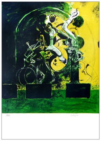 GRAHAM SUTHERLAND (Londra 1903 – Mentone 1980) Composizione, 1979 Litografia...