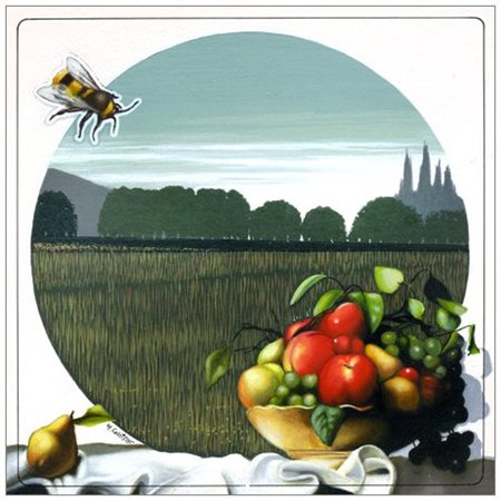 MASSIMO CANTINI (Firenze 1946) Natura Morta, 2006 Olio su pannello 20 x 20....