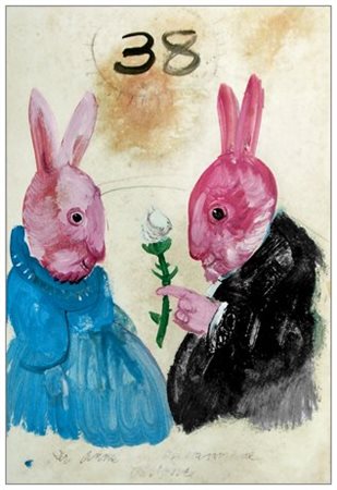 ANTONIO POSSENTI (Lucca 1933) Per Anna e Giovannone, 2006 T.m. su cartoncino...