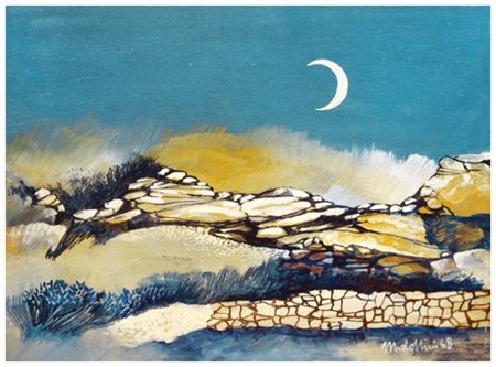 SIRIO MIDOLLINI (Firenze 1925 – 2008) Senza titolo, 1968 Olio su tavola 30 x...