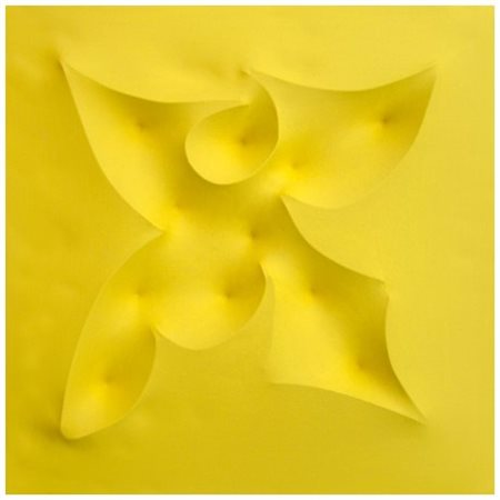 GIUSEPPE AMADIO (Todi 1944) Eata Pittura su tela estroflessa 40 x 40. Firma e...