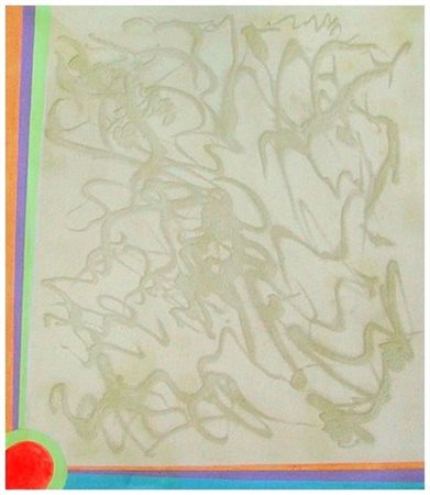 GIULIO TURCATO (Mantova 1912 – Roma 1995) Alone, 1976 Olio, sabbie e polveri...