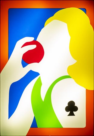 Marco Lodola PIN UP perspex e neon, cm 115x80x12 sul retro: firmato, titolato...