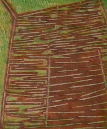 Pivotto INTERNO tecnica mista su tela applicata su tavola, cm 26x22 sul...