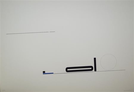 Ermanno Leinardi COMPOSIZIONE serigrafia, cm 42,5x60; es. 41/50 firmato,...