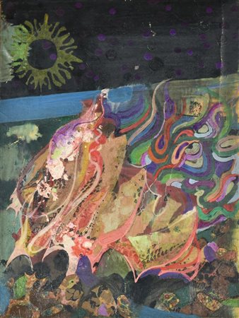 Romano Campagnoli CONCHIGLIA olio su tela, cm 24x18 sul fronte: firma sul...