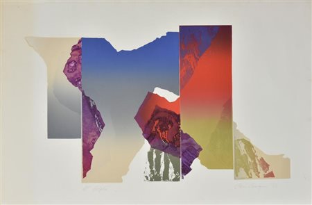 Elaine Breiger DELPHI acquaforte su carta, cm 60x90 (lastra cm 78x459)...