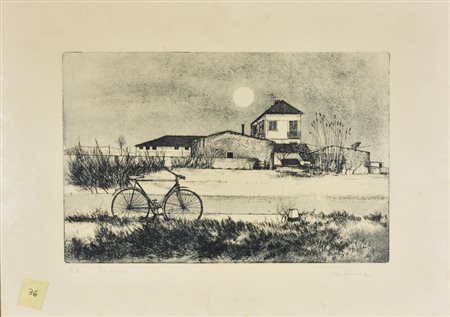 Aime Tino PERIFERIA incisione su carta, cm 50x70 (lastra cm 32x49) esemplare...