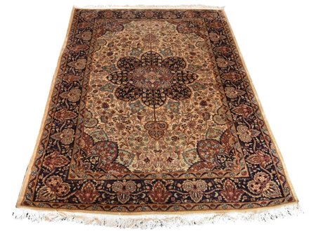 TAPPETO KASHMIR PAKISTAN cm 230x140 Buone condizioni generali con tracce di...