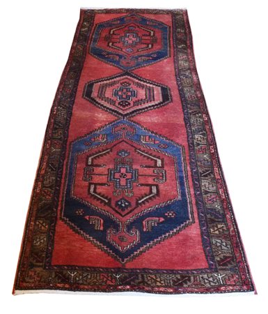 TAPPETO HAMADAN Tappeto passatoia Iran, XX secolo cm 300x100