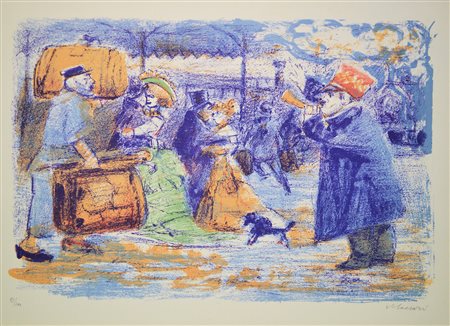 Artisti vari LE STRADE FERRATE. 1970 Cartella completa (mm 680x480) di 11...