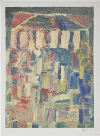 Silvio Loffredo BATTISTERO. 1992 Litografia. mm 695x505. Foglio:800x585....