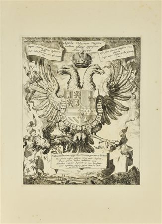 Gerard De Lairesse ALLEGORIA DELLA PACE DI CRÉPY. 1675 ca. Acquaforte. mm...