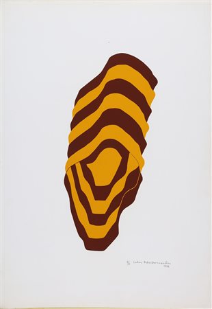 POLYCHRONOPOULOS KOSTAS (1931 - 1975) Senza titolo. 1969. Litografia. Cm...