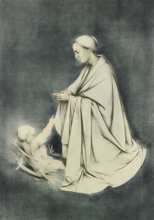 DONIZETTI MARIO (n. 1932) Senza titolo. Serigrafia. Cm 50,00 x 70,00. 97/160....