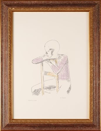 BUENO XAVIER (1915 - 1979) Bambina. Stampa ritoccata a mano. Cm 50,00 x...