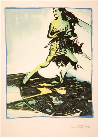 BERTINI GIANNI (1922 - 2010) Senza titolo. 1993. Litografia. . Cm 50,00 x...