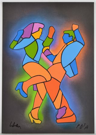 LODOLA MARCO (n. 1955) Senza titolo. Serigrafia. Cm 50,00 x 35,00. P.D.A....