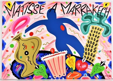 DONZELLI BRUNO (n. 1941) Matisse Marrakech. Serigrafia. Cm 70,00 x 50,00....