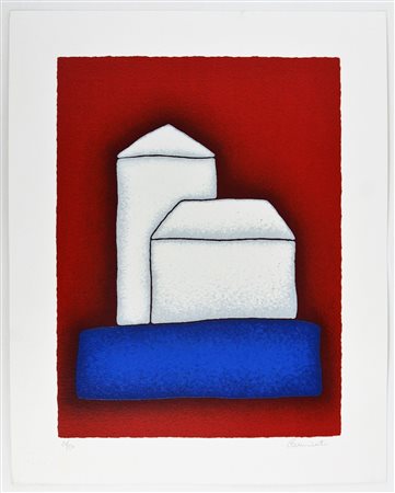 CARMINATI DAVIDE (n. 1958) Senza titolo. Serigrafia. Cm 40,00 x 50,00. 20/50....