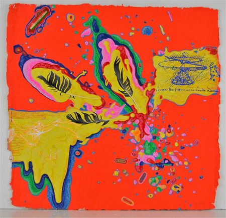 NUCARA RENZO (n. 1955) Senza titolo. Serigrafia. Cm 50,00 x 50,00. XXXV/L....